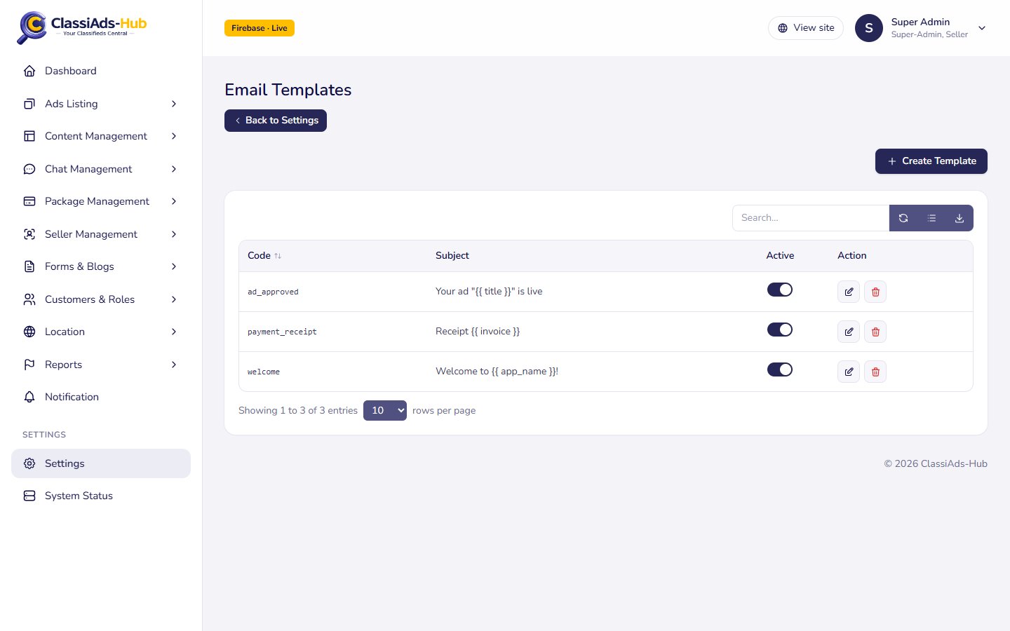 Email Templates