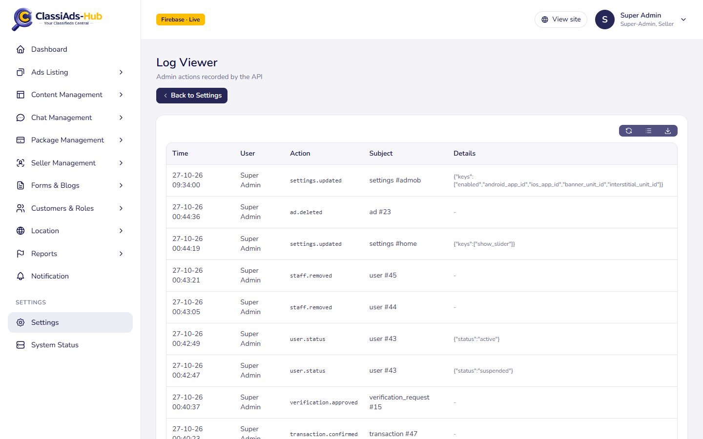 Log Viewer
