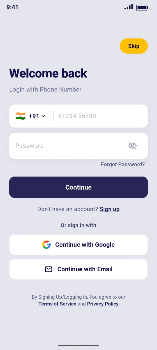 Login