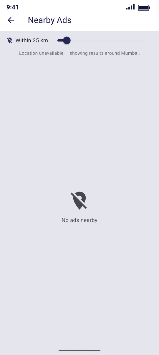 Nearby