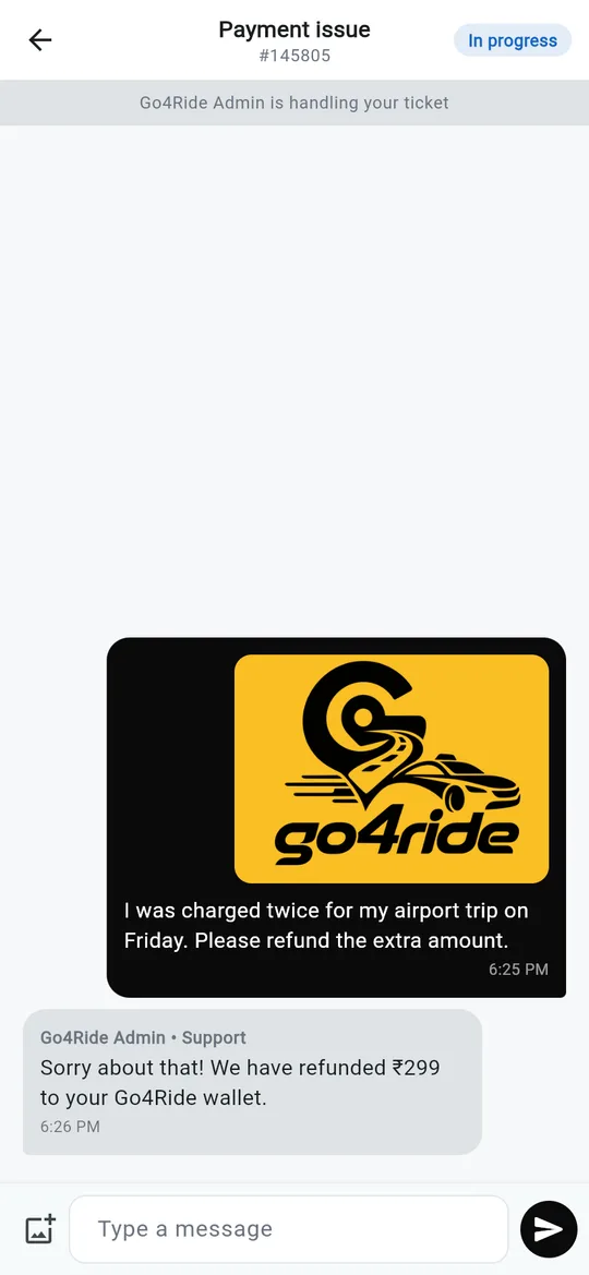 Ticket chat